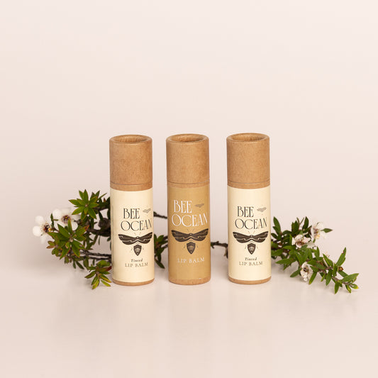 bee & ocean  natural lip balm pack